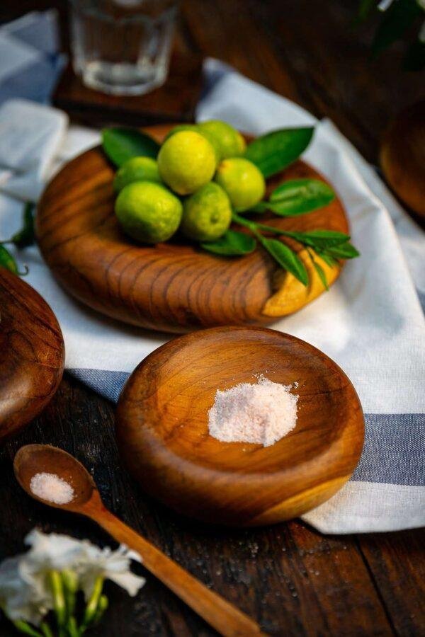 Teak Wood Nibble/Decor Bowl Set of 3 - Image 5