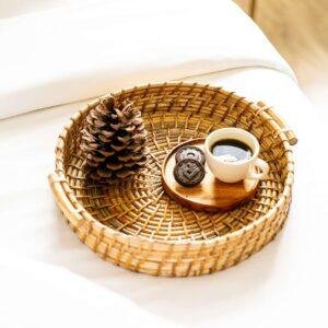 rattan cane tray