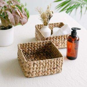 Water Hyacinth Grass Basket