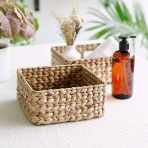 Water Hyacinth Grass Basket