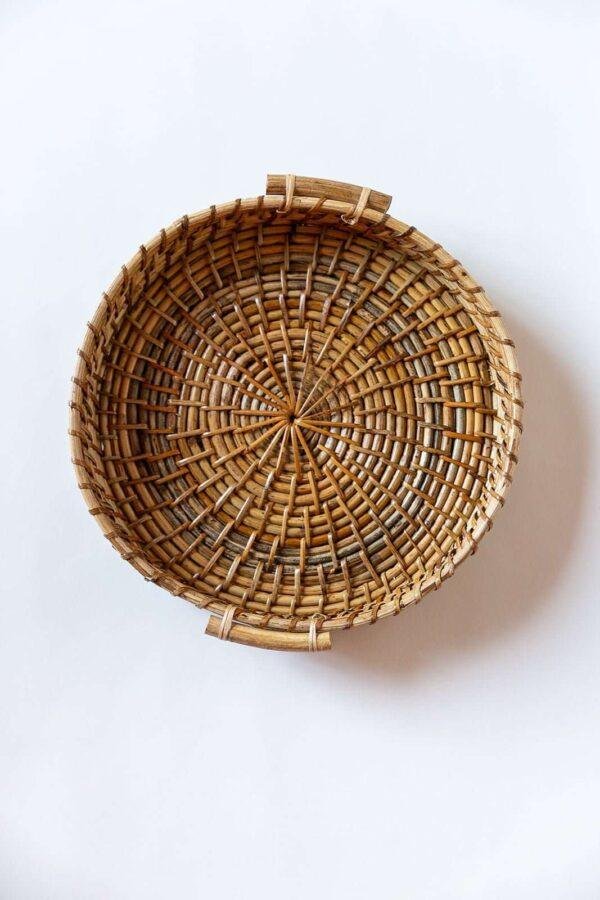 rattan cane tray