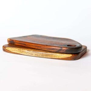 teak wood chopping serving board