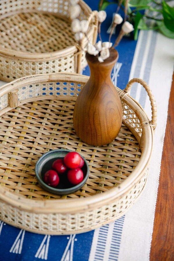 rattan tray