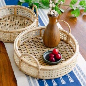 rattan tray