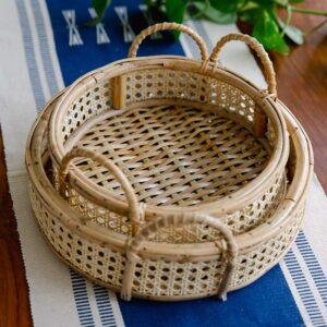 rattan tray