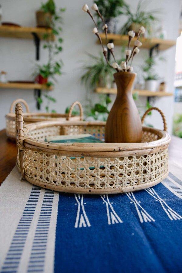 rattan tray