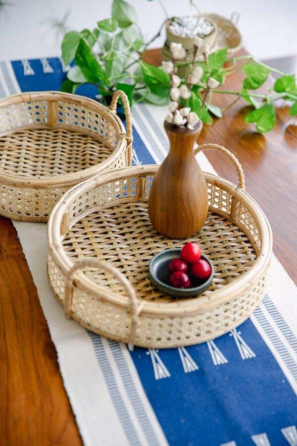 rattan tray