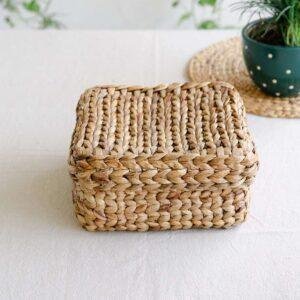 grass basket with lid