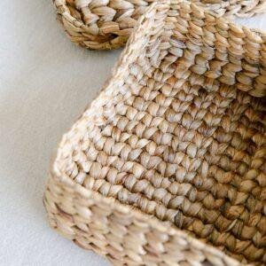 grass basket with lid