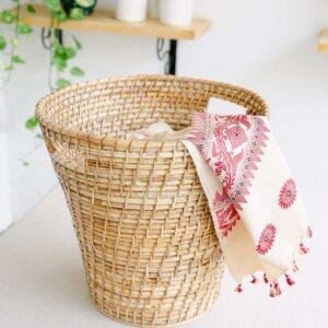 rattan laundry/storage basket