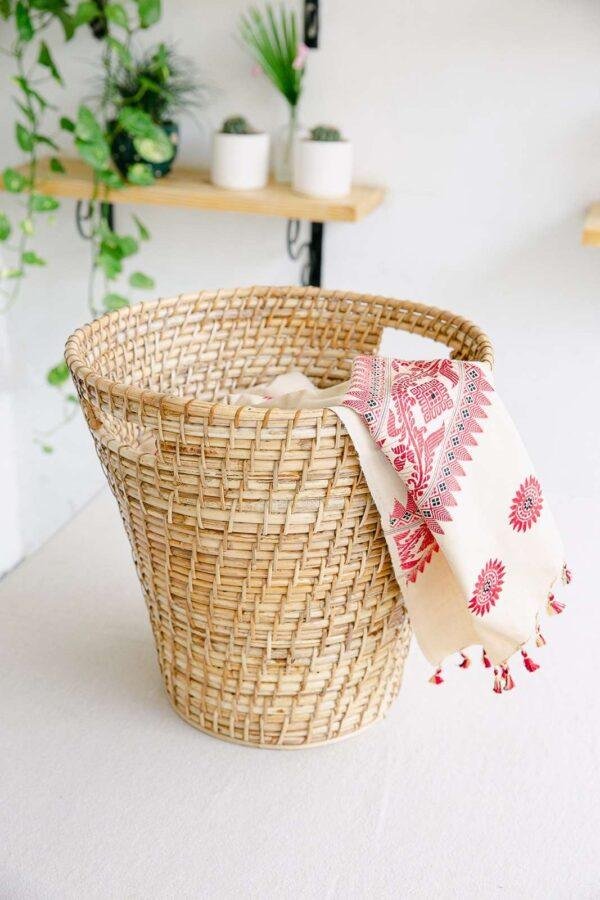 rattan laundry/storage basket