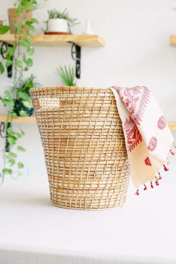 rattan laundry/storage basket