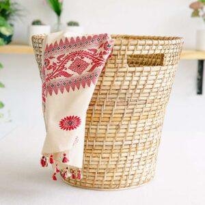 rattan laundry/storage basket