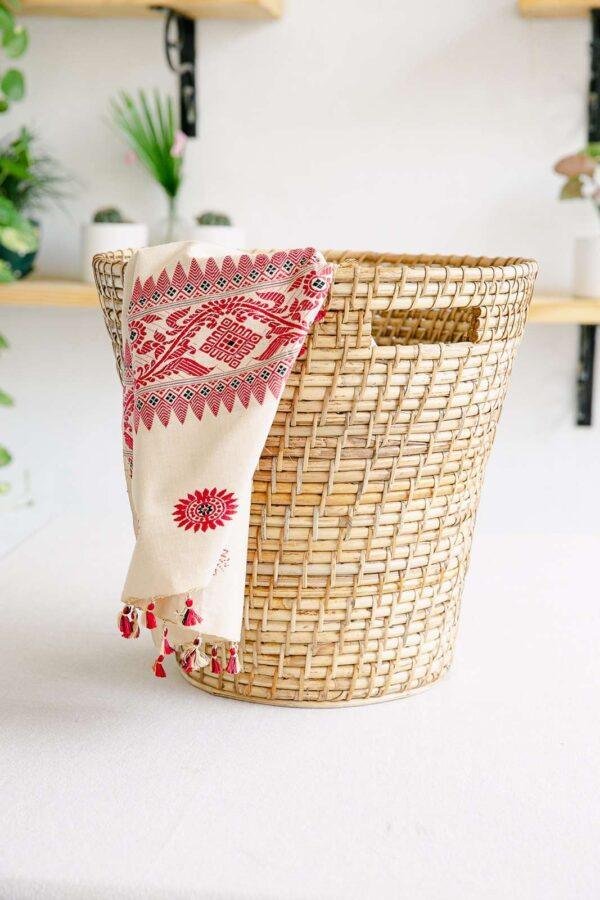 rattan laundry/storage basket