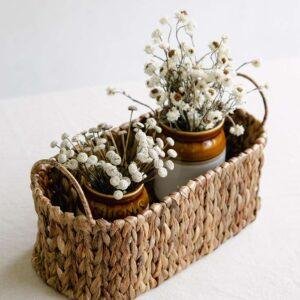 grass oval basket