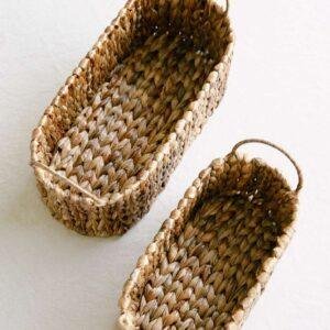 grass oval basket