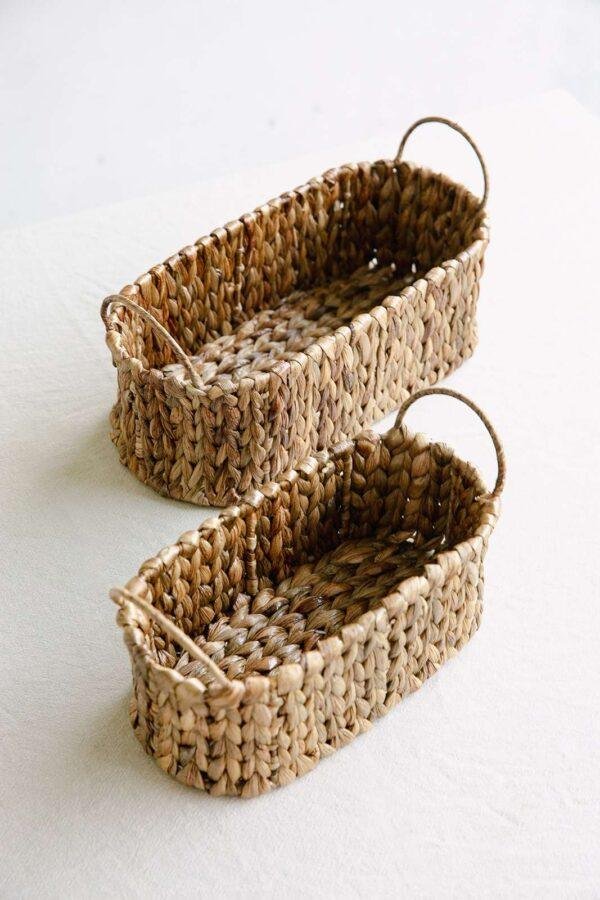 grass oval basket