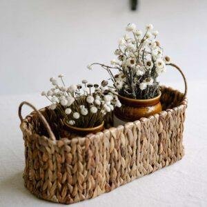 grass oval basket