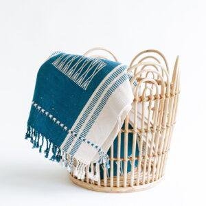 rattan cane storage basket