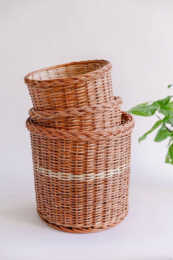 wicker planter