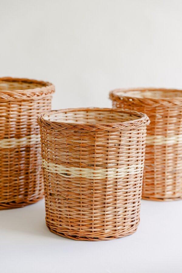 wicker planter