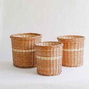 wicker planter