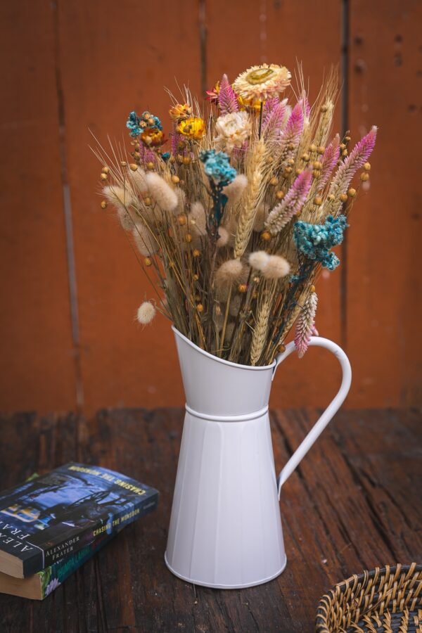 White Pitcher Vase