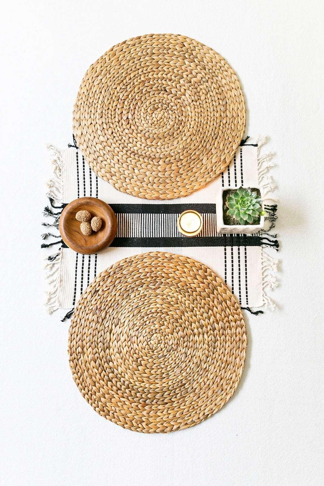 grass table mat